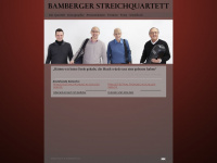 bambergerstreichquartett.de Webseite Vorschau
