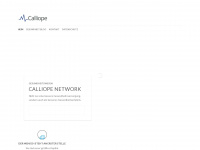 calliope-network.eu Webseite Vorschau