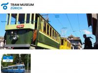 tram-museum.ch Webseite Vorschau