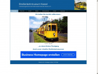 strassenbahnmuseum-kassel.de Webseite Vorschau