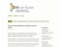 fit-von-kuester.de Webseite Vorschau