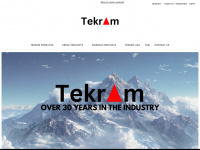 tekram.com Webseite Vorschau