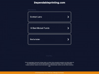 dependableprinting.com Webseite Vorschau