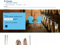 bienebank.clientis.ch Webseite Vorschau