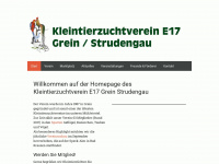 kleintierzuchtverein-e17.at Webseite Vorschau