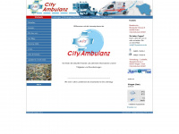 cityambulanz.de Webseite Vorschau