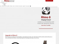 rhino3d.com Webseite Vorschau