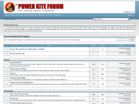 powerkiteforum.com Webseite Vorschau