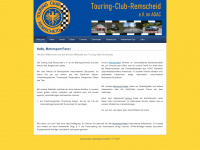 touringclub-remscheid.de Webseite Vorschau