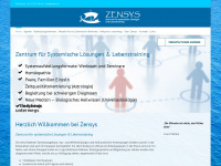 zensys.ch Webseite Vorschau