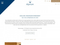 alpinum.com Webseite Vorschau