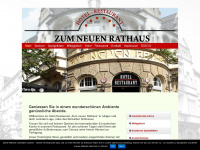 hotel-zum-neuen-rathaus.de Webseite Vorschau