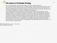 christophdrobig.com Webseite Vorschau