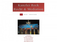 kanzlei-reck.de Webseite Vorschau