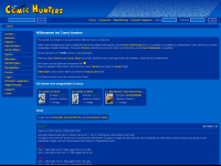 comichunters.net Webseite Vorschau
