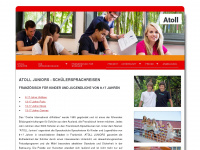 atoll-juniors.com Webseite Vorschau