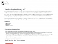 vereinsring-adelsberg.de Webseite Vorschau