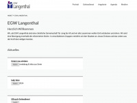 egw-langenthal.ch Webseite Vorschau