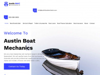 austinboatmechanic.com Webseite Vorschau