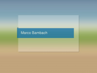 marco-bambach.de Webseite Vorschau