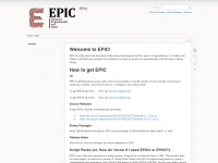 epicsol.org Webseite Vorschau