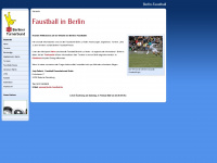 berlin-faustball.de Webseite Vorschau