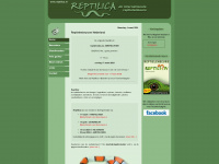 reptilica.nl Webseite Vorschau