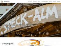 speck-alm.de Webseite Vorschau