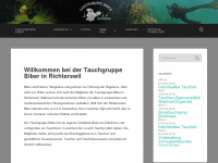 tauchgruppe-biber.ch Webseite Vorschau
