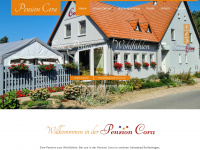 pension-cora.com Webseite Vorschau