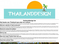 thailanddesign.be Webseite Vorschau