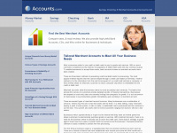 accounts.com Webseite Vorschau