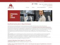 jobs-kaufmaennisch.ch Webseite Vorschau