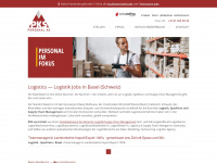 logistik-jobs.ch Webseite Vorschau