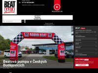 radiobeat.cz Webseite Vorschau