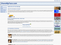 shavemyface.com Webseite Vorschau