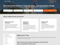 tyler-tx-hotels.com Webseite Vorschau