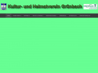 kulturverein-gruenbach.de Webseite Vorschau