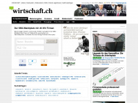 wirtschaft.ch Webseite Vorschau