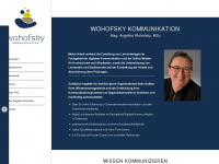 wohofsky.at Webseite Vorschau