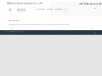 bleichebachgeister.de Webseite Vorschau