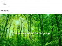 indra-recycling.de Webseite Vorschau
