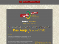 flora-deko.com Webseite Vorschau
