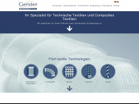 Gerster-techtex.com