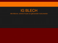 igblech.de Webseite Vorschau