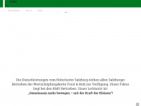 holzcluster.at Webseite Vorschau