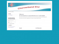 chorverband-enz.de Webseite Vorschau