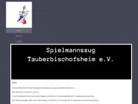 spielmannszug-tbb.de Webseite Vorschau