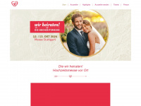 wir-heiraten.de Webseite Vorschau