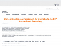 oedp-ravensburg.de Webseite Vorschau